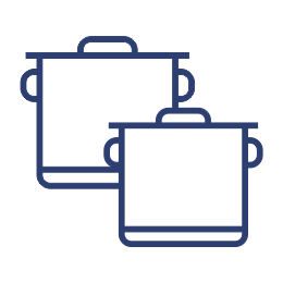 Наборы посуды из нержавеющей стали
